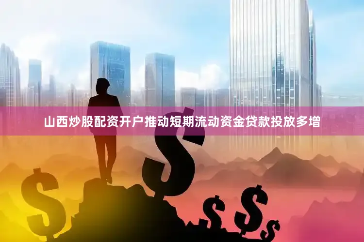山西炒股配资开户推动短期流动资金贷款投放多增